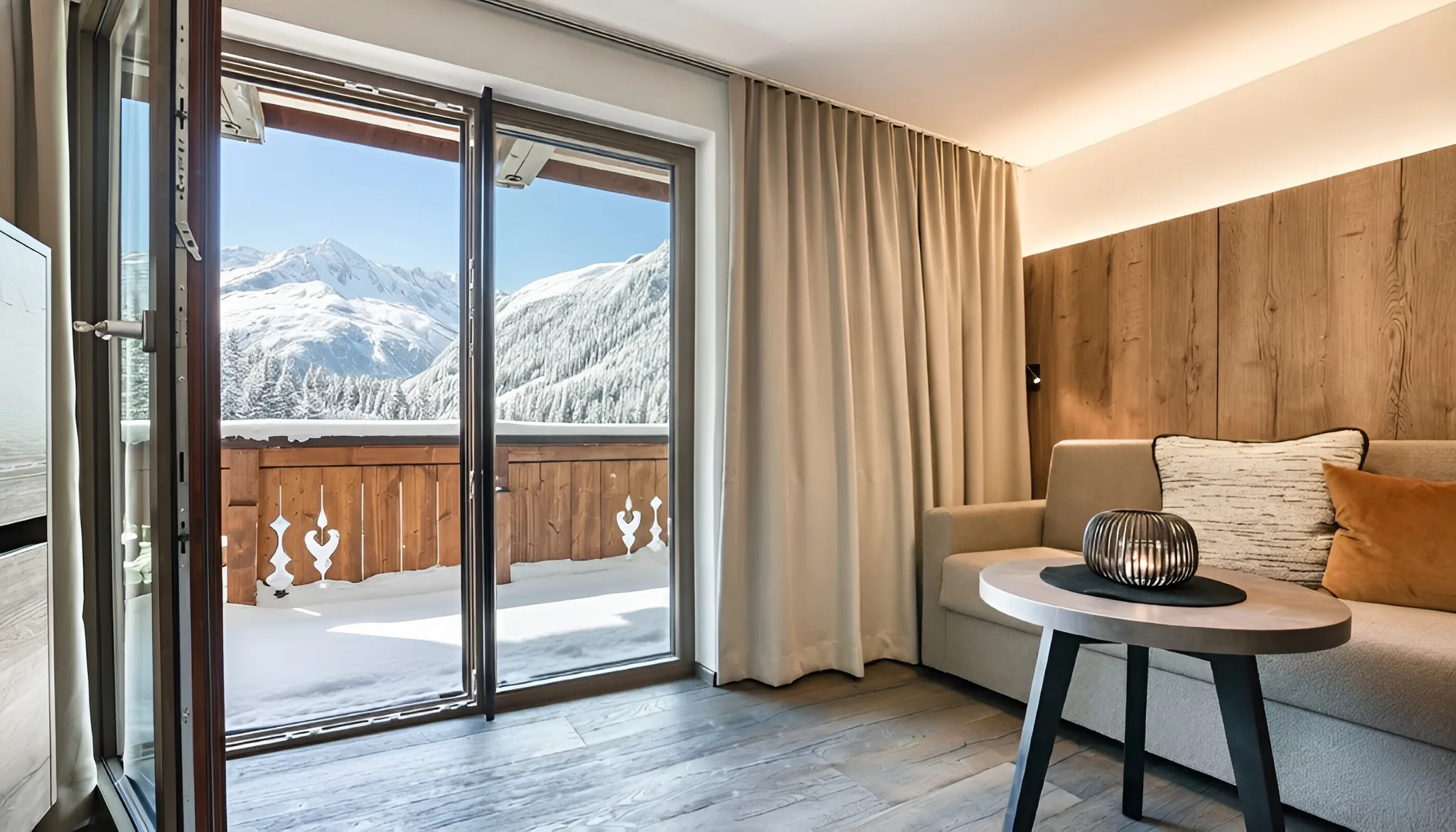 view from room onto winter landscape Hotel Sonnblick_ups